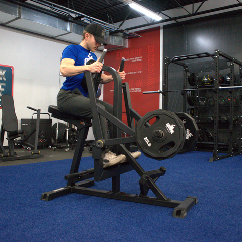 Gronk Fitness Seated Row - Plate Loaded